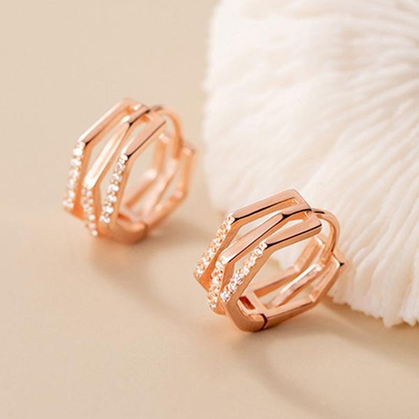 hoop & huggie 925 sterling silver small earrings for women girlfriend round cubic zircon three layer pierced ears party jewelry, Golden;silver
hoop & huggie 925 sterling silver small earrings for women girlfriend round cubic zircon three layer pierced ears party jewelry, Golden;silver