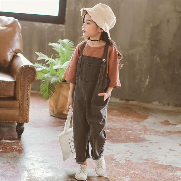 spring girls korean loose casual solid color jeans nine-point pants kids all-match overalls children's clothing lb278 jumpsuits, Blue
spring girls korean loose casual solid color jeans nine-point pants kids all-match overalls children's clothing lb278 jumpsuits, Blue