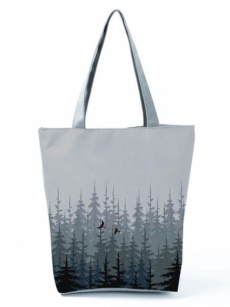 evening bags chinese style landscape printed handbag gray foldable shopping bag high capacity portable women shoulder can custom pattern
evening bags chinese style landscape printed handbag gray foldable shopping bag high capacity portable women shoulder can custom pattern