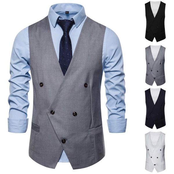 men's vests nice men vest luxury fashion business casual wedding waistcoat jacket coat, Black;white
men's vests nice men vest luxury fashion business casual wedding waistcoat jacket coat, Black;white