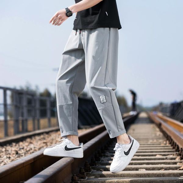 men's pants 2021 casual spring autumn trend loose wild large size m-8xl solid color sports trousers men pantalones de hombre, Black
men's pants 2021 casual spring autumn trend loose wild large size m-8xl solid color sports trousers men pantalones de hombre, Black