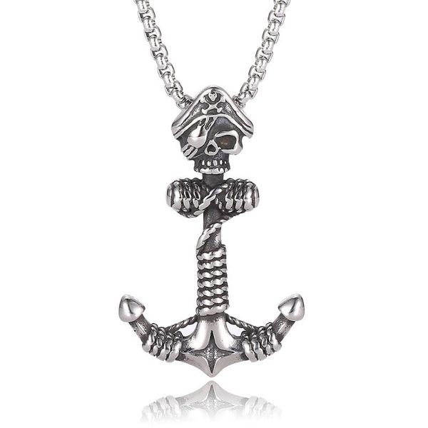 pendant necklaces hip hop skull anchor desgin necklace stainless steel pendant, vintage men design, Silver
pendant necklaces hip hop skull anchor desgin necklace stainless steel pendant, vintage men design, Silver