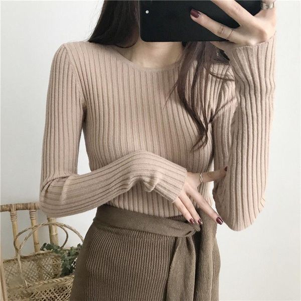 women's sweaters women casual o-neck knitted sweater winter basic warm fashion slim long sleeves lady pullovers autumn bottom shirt, White;black
women's sweaters women casual o-neck knitted sweater winter basic warm fashion slim long sleeves lady pullovers autumn bottom shirt, White;black