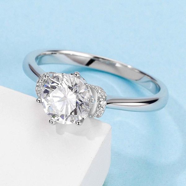 trendy 100% 925 sterling silver created real 1 d color moissanite engagement ring for women anniversary fine jewelry gift cluster rings, Golden;silver
trendy 100% 925 sterling silver created real 1 d color moissanite engagement ring for women anniversary fine jewelry gift cluster rings, Golden;silver