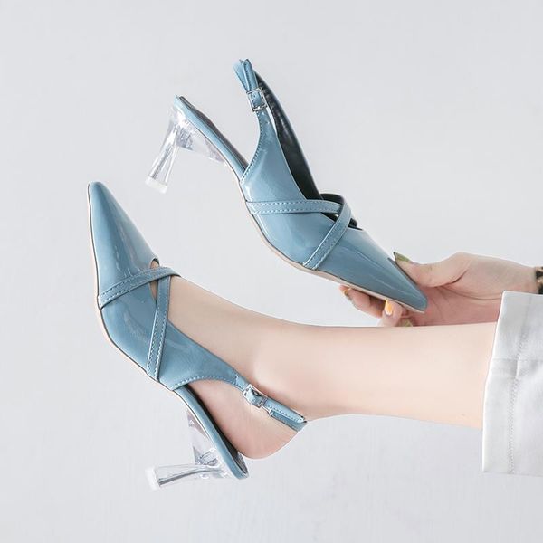 summer women sandals fashion pointed toe high heel ladies pumps casual shoes slides chic blue ankle strap, Black
summer women sandals fashion pointed toe high heel ladies pumps casual shoes slides chic blue ankle strap, Black