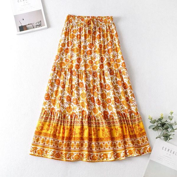skirts boho style women pleated retro long maxi dress elastic high waist skirt casual, Black
skirts boho style women pleated retro long maxi dress elastic high waist skirt casual, Black