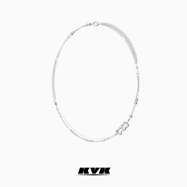 chains kvk2021 white jade abstract elements combination long necklace light luxury niche design advanced sense collarbone, Silver
chains kvk2021 white jade abstract elements combination long necklace light luxury niche design advanced sense collarbone, Silver