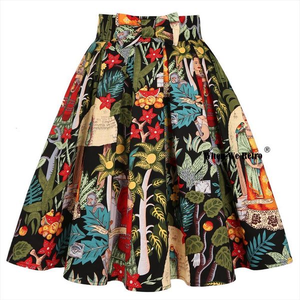 design floral print cotton womens skirt vintage ss0012 plus size jupe high waist midi black pleated with pockets
design floral print cotton womens skirt vintage ss0012 plus size jupe high waist midi black pleated with pockets