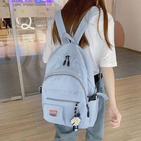 backpack female solid color nylon high school for girls campus couples schoolbag men's bag casual backpacks women
backpack female solid color nylon high school for girls campus couples schoolbag men's bag casual backpacks women