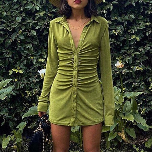 casual dresses womens button up dress long sleeve turn down collar mini pleated solid cardigan vestido de manga longa, Black;gray
casual dresses womens button up dress long sleeve turn down collar mini pleated solid cardigan vestido de manga longa, Black;gray