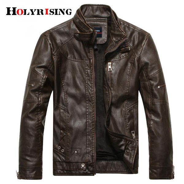 men's fur & faux 5xl mens leather jackets motorcycle stand collar zipper pockets male pu coats biker fashion outerwear 19260, Black
men's fur & faux 5xl mens leather jackets motorcycle stand collar zipper pockets male pu coats biker fashion outerwear 19260, Black
