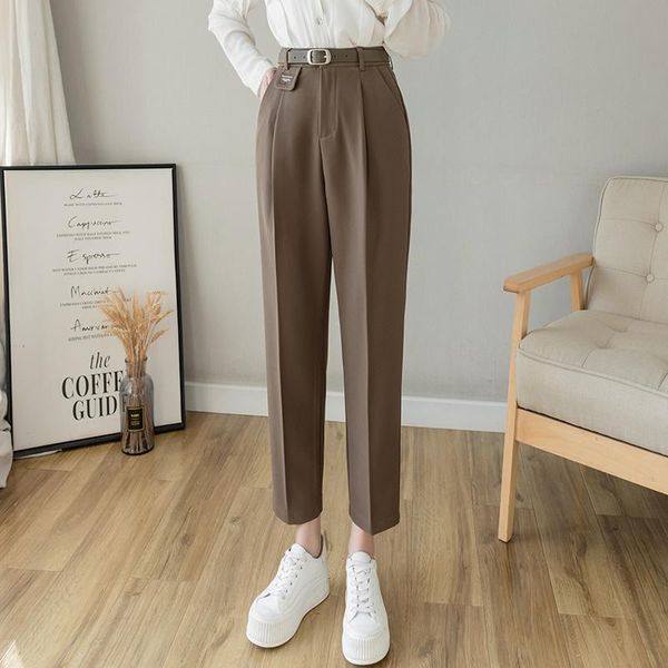 women's pants & capris pockets straight vintage female trousers mujer suit women high waist thin loose casual, Black;white
women's pants & capris pockets straight vintage female trousers mujer suit women high waist thin loose casual, Black;white