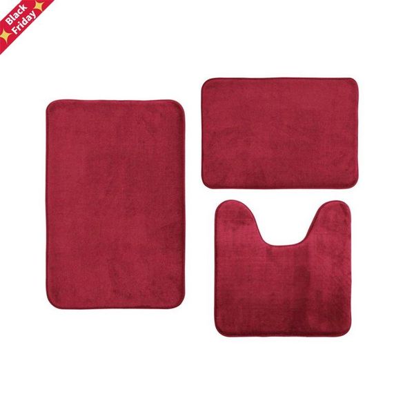 3pcs anti-slip bath mat coral velvet memory cotton bathroom absorbent non-slip carpet 3 pcs/set toilet cushion #lr4 mats
3pcs anti-slip bath mat coral velvet memory cotton bathroom absorbent non-slip carpet 3 pcs/set toilet cushion #lr4 mats