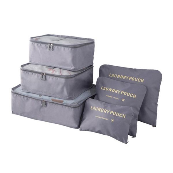 storage bags 6 pcs travel bag set for clothes tidy organizer wardrobe suitcase pouch case shoes packing cube
storage bags 6 pcs travel bag set for clothes tidy organizer wardrobe suitcase pouch case shoes packing cube