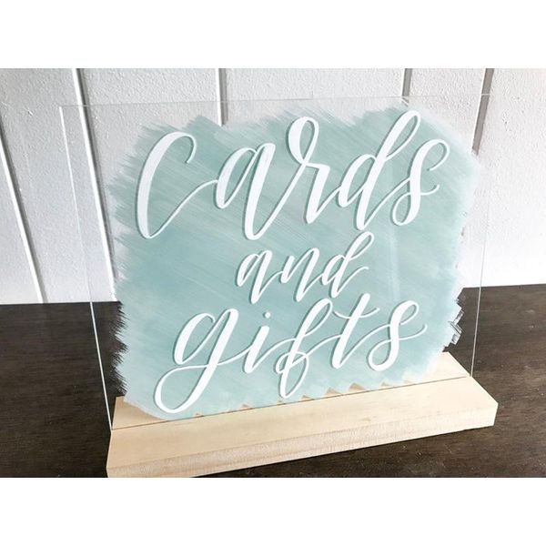 other event & party supplies cards and gifts painted back acrylic sign | plexiglass clear wedding decor custom
other event & party supplies cards and gifts painted back acrylic sign | plexiglass clear wedding decor custom