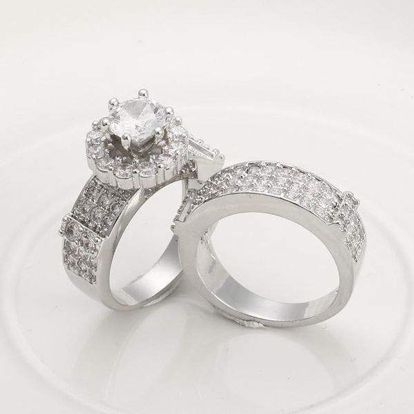 fashion crystal zircon wedding ring set boho stone finger ring promise bridal engagement rings for women jewelry gift, Slivery;golden
fashion crystal zircon wedding ring set boho stone finger ring promise bridal engagement rings for women jewelry gift, Slivery;golden