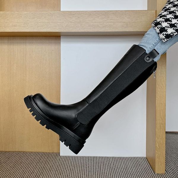 boots fashion punk woman antumn winter warm genuine leather british style motorcycle party knee high shoes ifal, Black
boots fashion punk woman antumn winter warm genuine leather british style motorcycle party knee high shoes ifal, Black