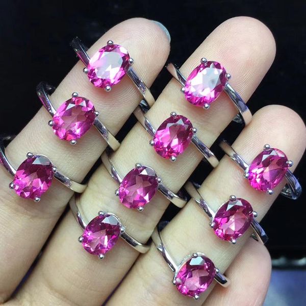 cluster rings 925 sterling silver natural pink z women's ring, shiny luxury gemstone adjustable fine jewelry gift, Golden;silver
cluster rings 925 sterling silver natural pink z women's ring, shiny luxury gemstone adjustable fine jewelry gift, Golden;silver
