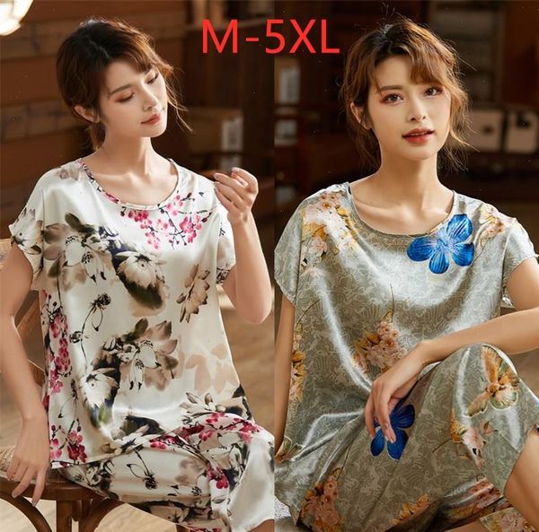 paj womenss pyjamas large size womens sleepwears l 5xl older satin silk pajamas sets female short summer nightgown moms clothes, Black;red
paj womenss pyjamas large size womens sleepwears l 5xl older satin silk pajamas sets female short summer nightgown moms clothes, Black;red