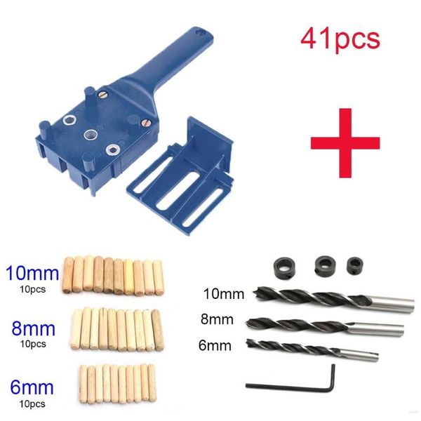 professional hand tool sets woodworking dowel jig fits 6/8/10mm drill bits wood drilling doweling hole saw tools handheld guide with metal s
professional hand tool sets woodworking dowel jig fits 6/8/10mm drill bits wood drilling doweling hole saw tools handheld guide with metal s