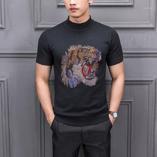 men's sweaters autumn knitted t-shirts high-quality fabrics simple diamond cashmere pullovers, White;black
men's sweaters autumn knitted t-shirts high-quality fabrics simple diamond cashmere pullovers, White;black