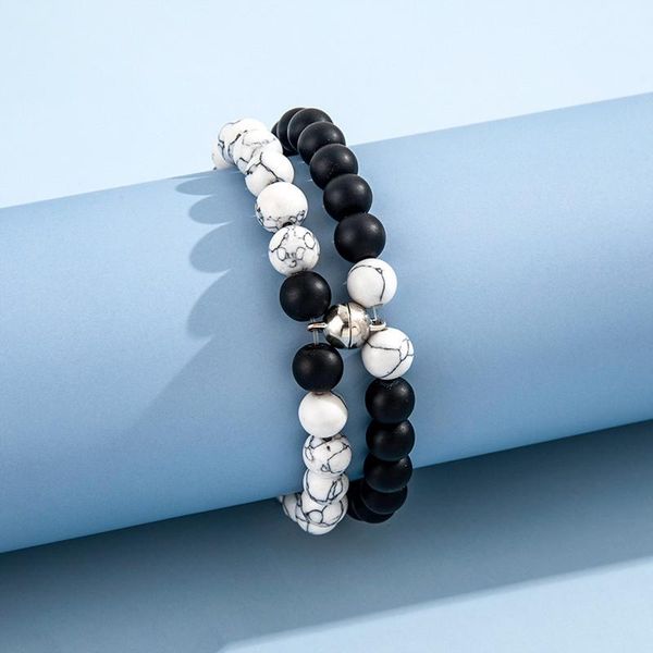 charm bracelets romantic beads magnet paired set fashion couple bracelet for women men lover jewelry accessories, Golden;silver
charm bracelets romantic beads magnet paired set fashion couple bracelet for women men lover jewelry accessories, Golden;silver