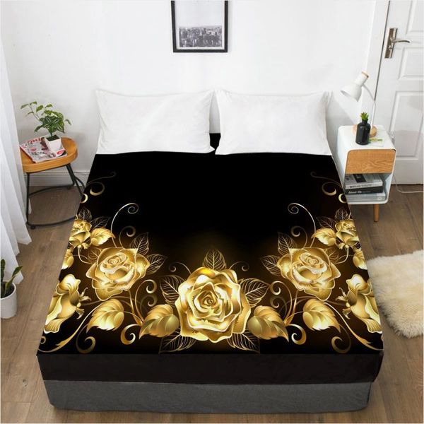 sheets & sets 3d hd digital printing custom bed sheet with elastic,fitted twin full black gold rosebedding mattress cover 160x200cm
sheets & sets 3d hd digital printing custom bed sheet with elastic,fitted twin full black gold rosebedding mattress cover 160x200cm