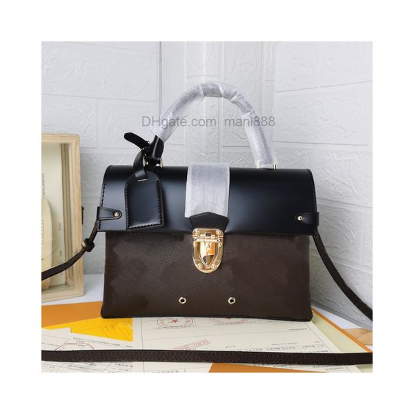 one handle tote bag handbag purse genuine leather fashion letter patchwork color shoulder crossbody bags adjustable removable strap d-shape
one handle tote bag handbag purse genuine leather fashion letter patchwork color shoulder crossbody bags adjustable removable strap d-shape
