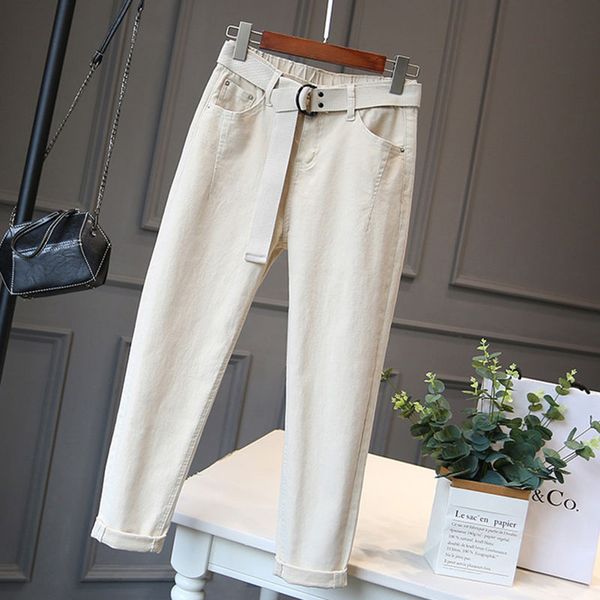 summer korea women's fashions loose ankle-length deniharem pants all combined casual elastic white waistline jeans s983, Blue
summer korea women's fashions loose ankle-length deniharem pants all combined casual elastic white waistline jeans s983, Blue