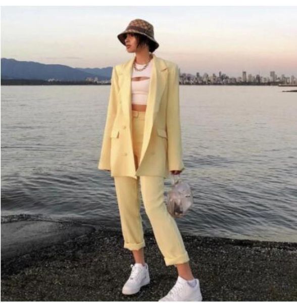 women's two piece pants ivory women pant suits slim fit custom made ladies pantsuit blazer+pants for work wedding party, White
women's two piece pants ivory women pant suits slim fit custom made ladies pantsuit blazer+pants for work wedding party, White