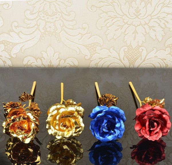 gift wrap 24k gold leaf golden rose home decoration table office holiday party for love blue/red/gold
gift wrap 24k gold leaf golden rose home decoration table office holiday party for love blue/red/gold