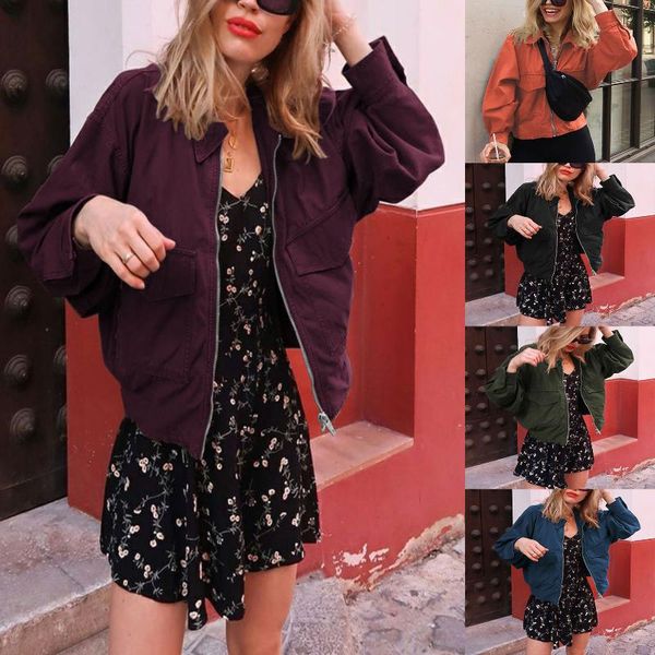 women's jackets women long sleeve large pockets coat solid color casual tc21, Black;brown
women's jackets women long sleeve large pockets coat solid color casual tc21, Black;brown