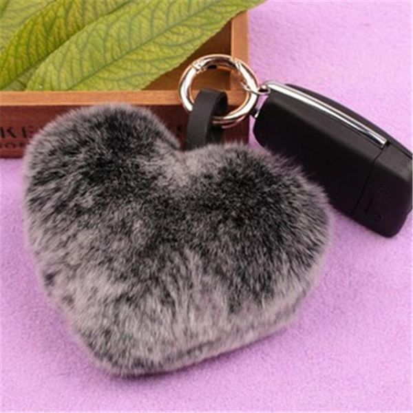 keychains real rex fur keychain keyring pompom heart shape fluffy car bag charm key chains girlfriend women gift porte clef, Silver
keychains real rex fur keychain keyring pompom heart shape fluffy car bag charm key chains girlfriend women gift porte clef, Silver