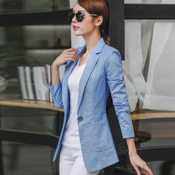 elegant ladies blazer long sleeve blaser women suit jacket female feminine femme autumn women's suits & blazers, White;black
elegant ladies blazer long sleeve blaser women suit jacket female feminine femme autumn women's suits & blazers, White;black