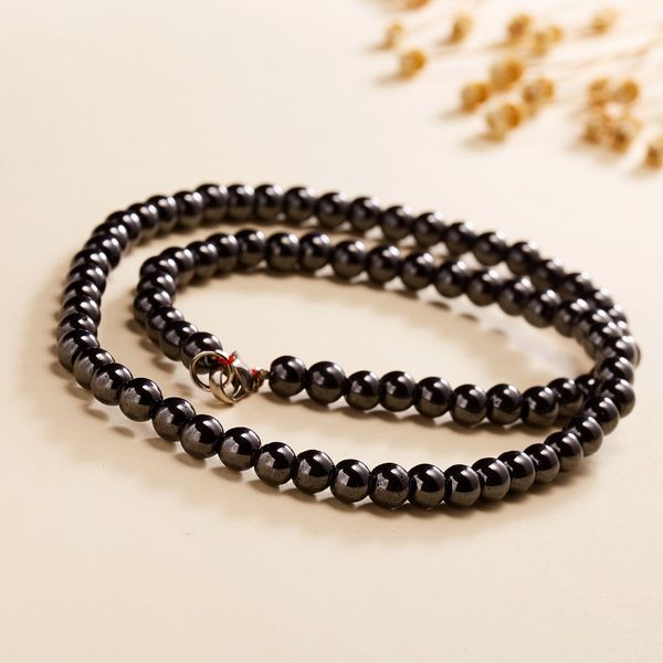 trendy new black gallstone bead necklace magnetic health care magnet necklace for women men jewelry gift, Silver
trendy new black gallstone bead necklace magnetic health care magnet necklace for women men jewelry gift, Silver