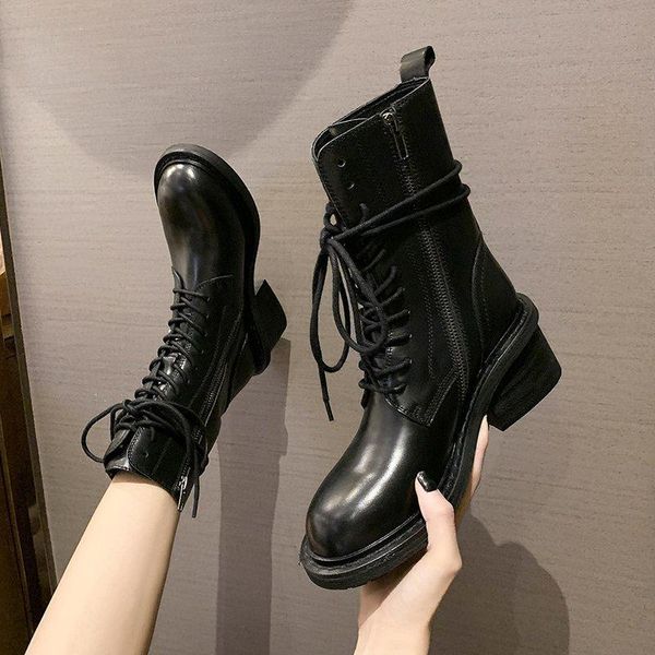 boots women's autumn boots-women female shoes luxury designer lace up round toe 2021 ladies fashion ankle high heel med rock, Black
boots women's autumn boots-women female shoes luxury designer lace up round toe 2021 ladies fashion ankle high heel med rock, Black