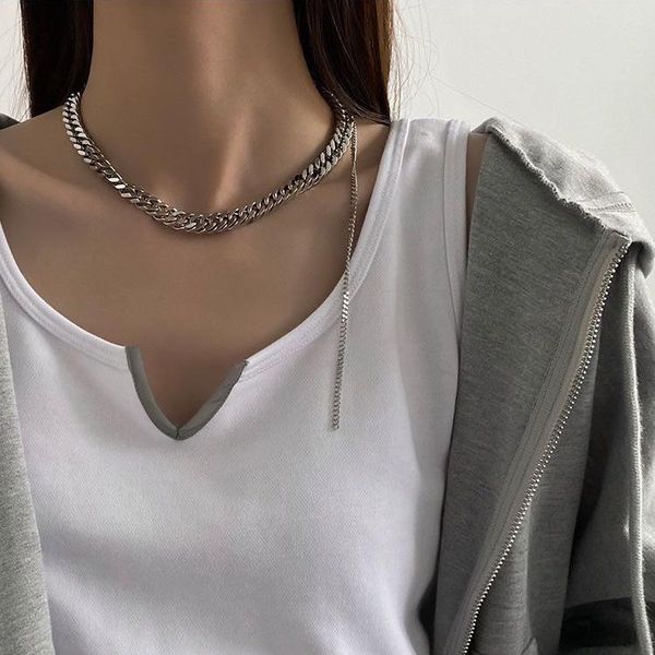 chains temperament fashion cube rope chain men necklace classic stainless steel for jewelry gift, Silver
chains temperament fashion cube rope chain men necklace classic stainless steel for jewelry gift, Silver