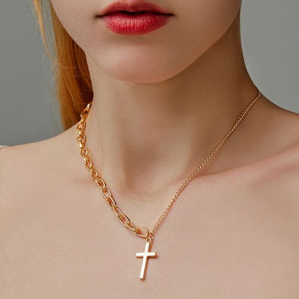 pendant necklaces fashion cross necklace for women pendants neck chain choker gifts girl gold jewelry wholesale items, Silver
pendant necklaces fashion cross necklace for women pendants neck chain choker gifts girl gold jewelry wholesale items, Silver
