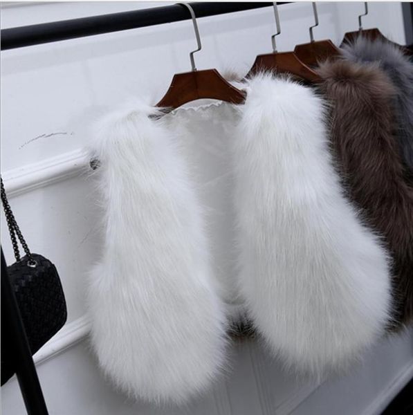women's vests womens fauxe fur vest furry shaggy woman short section fake spring autumn winter small female waistcoats k1134, Black;white
women's vests womens fauxe fur vest furry shaggy woman short section fake spring autumn winter small female waistcoats k1134, Black;white