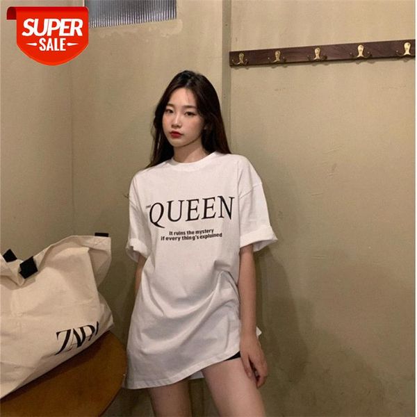 short-sleeved t-shirt women's new korean version of loose and thin bottoms missing mid-length white #sr1u
short-sleeved t-shirt women's new korean version of loose and thin bottoms missing mid-length white #sr1u