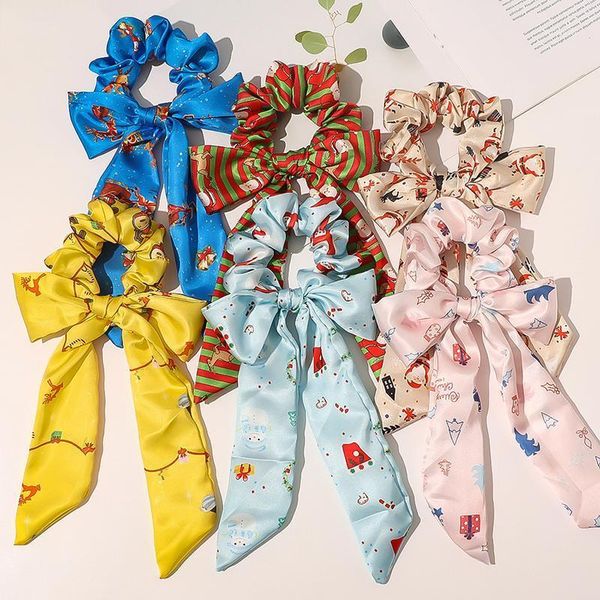 ribbon christmas hair band bow long ponytail scarf tie scrunchies women girls elastic bands accessories1
ribbon christmas hair band bow long ponytail scarf tie scrunchies women girls elastic bands accessories1