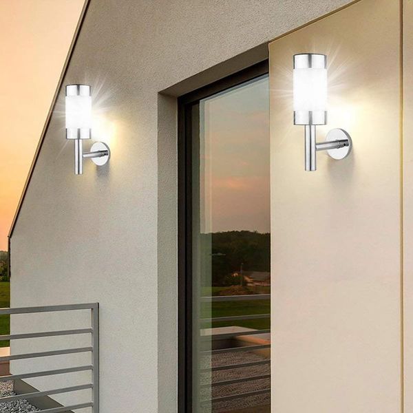 2pcs stainless steel led solar power wall mount light outdoor garden yard sensor lamp lamps
2pcs stainless steel led solar power wall mount light outdoor garden yard sensor lamp lamps
