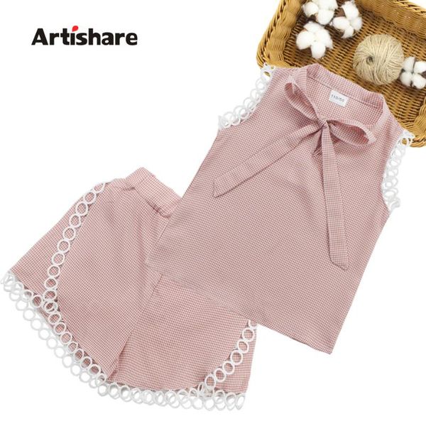 summer clothes for girls plaid vest + short tracksuits lace kids girl set casual style children's clothing sets, White
summer clothes for girls plaid vest + short tracksuits lace kids girl set casual style children's clothing sets, White