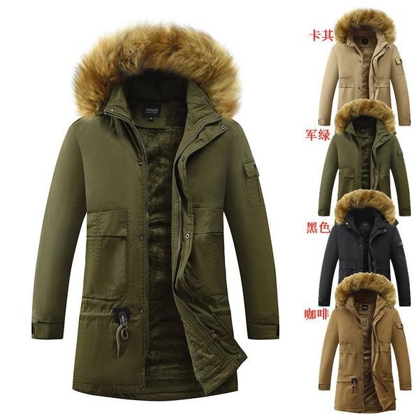 men's jackets winter cotton padded jacket plush thickened zipper waist closing hooded, Black;brown
men's jackets winter cotton padded jacket plush thickened zipper waist closing hooded, Black;brown