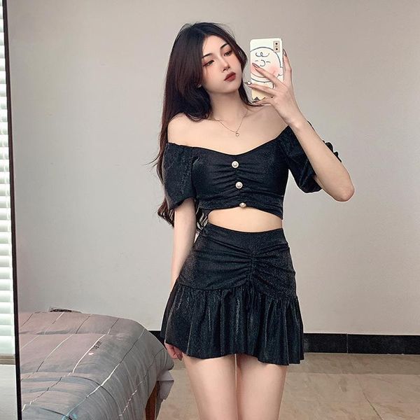 one-piece suits source factory 2021 split swimsuit women's high waist bikini korean fashion spring conservative
one-piece suits source factory 2021 split swimsuit women's high waist bikini korean fashion spring conservative