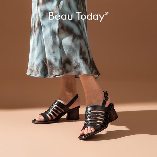 dress shoes beautoday pump sandals women genuine cow leather buckle strap peep toe slingback rome summer lady high heel handmade 31099, Black
dress shoes beautoday pump sandals women genuine cow leather buckle strap peep toe slingback rome summer lady high heel handmade 31099, Black