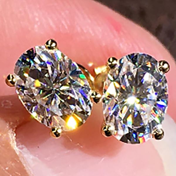 stud 10k yellow gold earrings women 0.5 1 2 3 carat oval moissanite diamond present wedding anniversary engagement party gift, Golden;silver
stud 10k yellow gold earrings women 0.5 1 2 3 carat oval moissanite diamond present wedding anniversary engagement party gift, Golden;silver