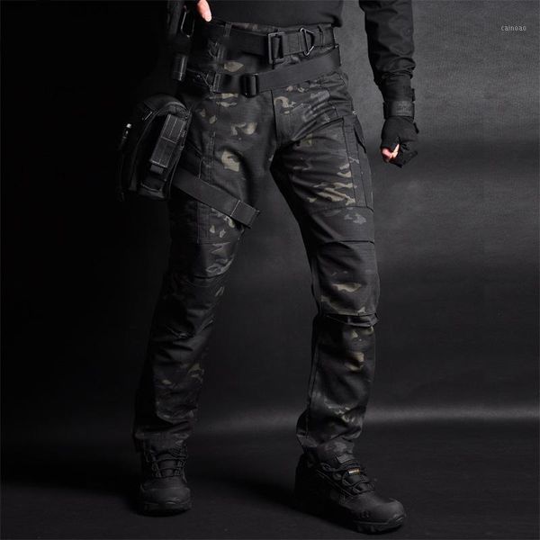 tactical cargo pants men joggers combat swat army military cotton camo pockets stretch flexible casual sweatpants 4xl men's, Black 
tactical cargo pants men joggers combat swat army military cotton camo pockets stretch flexible casual sweatpants 4xl men's, Black