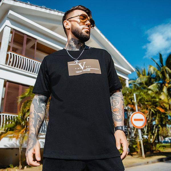 tee 2021 will see oversized printing letter t male fat man crew neck cotton shirt, White;black
tee 2021 will see oversized printing letter t male fat man crew neck cotton shirt, White;black