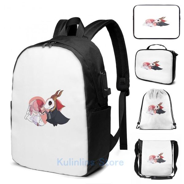 backpack funny graphic print the ancient magus bride chise usb charge men school bags women bag travel laptop
backpack funny graphic print the ancient magus bride chise usb charge men school bags women bag travel laptop